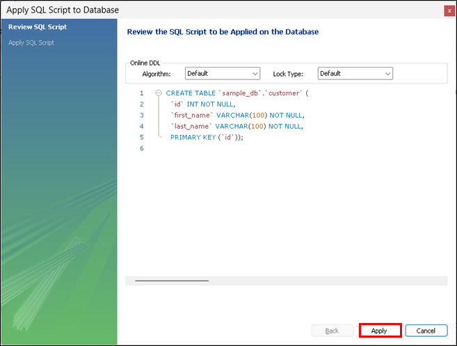 【MySQLをダウンロードしてテーブルを作成する方法】テーブル作成完了